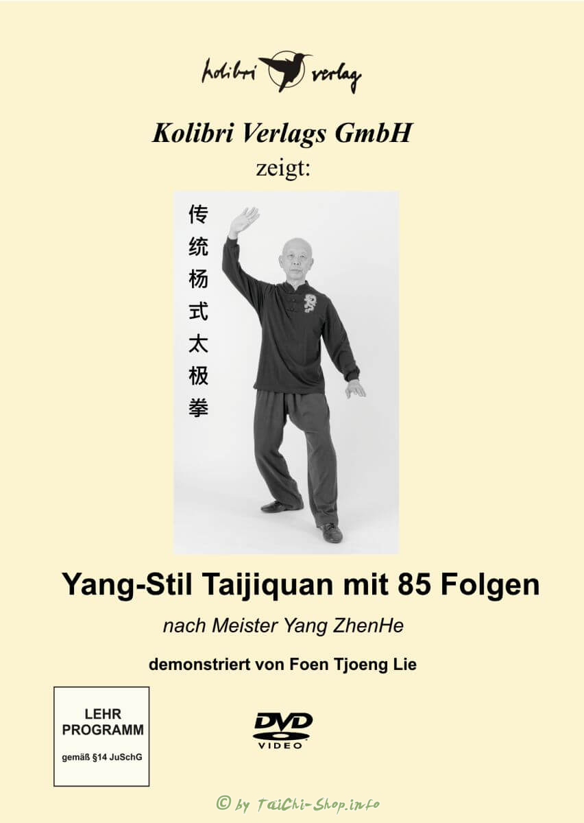 DVD: Yang-Stil Taijiquan mit 85 Folgen nach Meister Yang ZhenHe