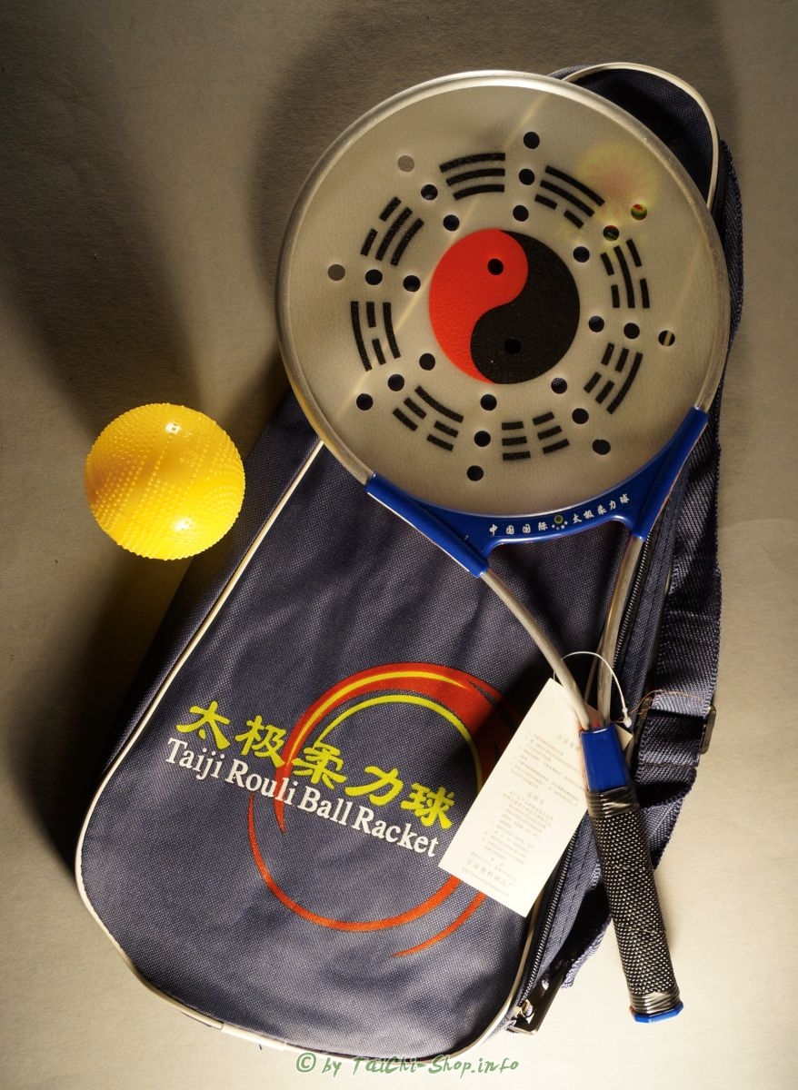 Taiji Bailong Ball - Set Metall Racket + Tasche