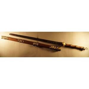 TaiChi Schwert Schwert 5 Tiere  mit starrer Klinge