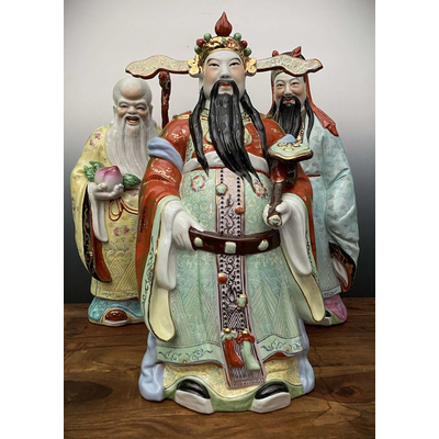 Glücksgötter Fu Lu Shou, Sanxing Hausaltar