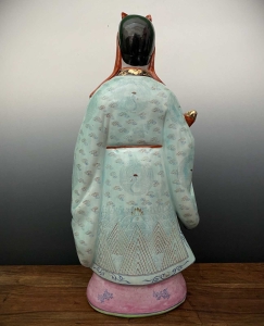 Glücksgötter Fu Lu Shou, Porzellan Figuren