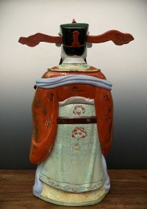 Glücksgötter Fu Lu Shou, Porzellan Figuren