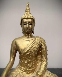 Buddha Statue Siddharta - Messing