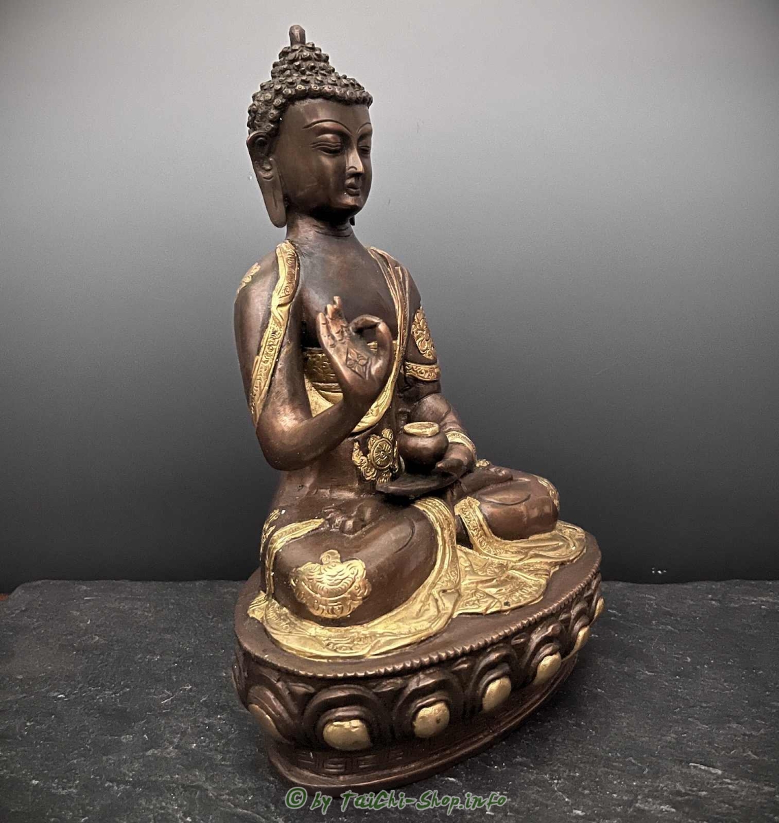 Buddha Mudra der Lehre - Bronze