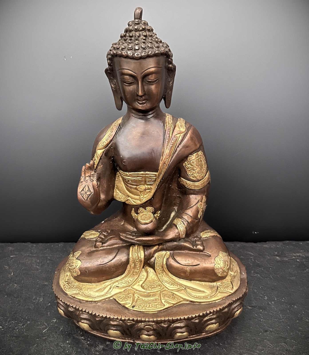 Buddha Mudra der Lehre - Bronze