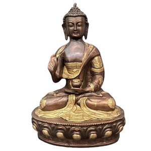 Buddha Mudra der Lehre - Bronze
