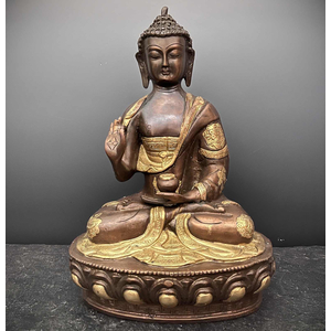 Buddha Mudra der Lehre - Bronze
