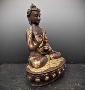 Buddha Mudra der Lehre - Bronze