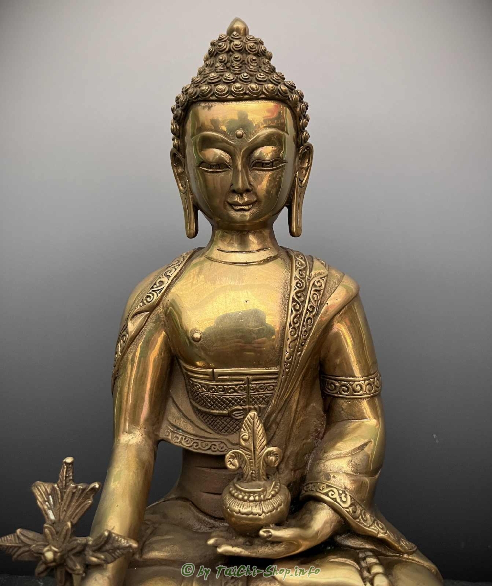 Medizin Buddha Statue aus Bronze