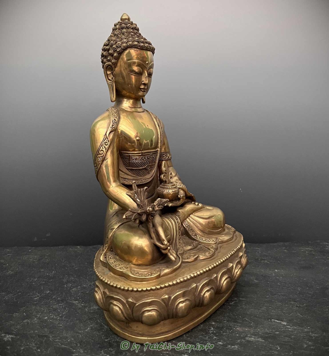 Medizin Buddha Statue aus Bronze