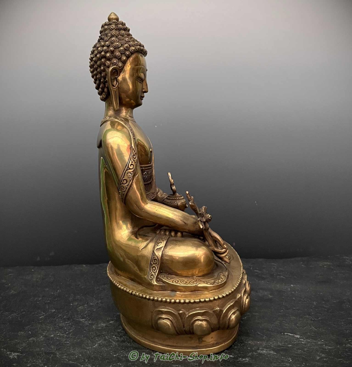 Medizin Buddha Statue aus Bronze