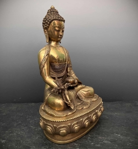 Medizin Buddha Statue aus Bronze