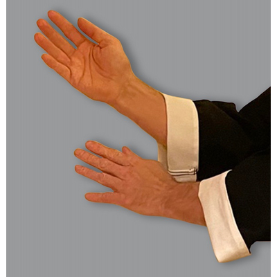 Tai Chi Anzug aus Baumwolle mit weissem Innenkragen 180 cm