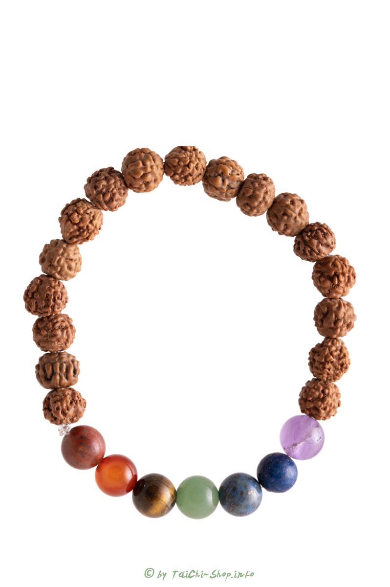 Chakra Rudraksha Armband