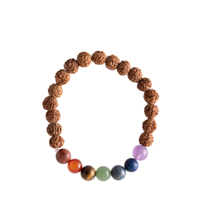 Chakra Rudraksha Armband