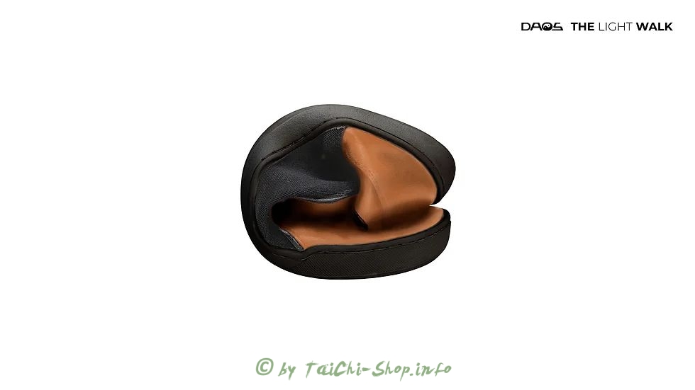 Tai Chi Barfußschuh DAOS 39 cognac / schwarze Sohle