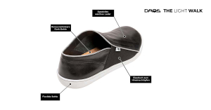 Tai Chi Barfußschuh DAOS 43 schwarz / weiße...