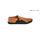 Tai Chi Barfuschuh DAOS 43 cognac / schwarze Sohle