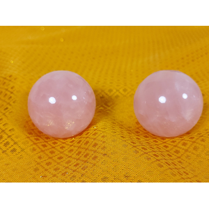 Qigong Kugeln Edelstein Rosenquarz 5 cm Qigong Kugeln Edelstein Rosenquarz 5 cm