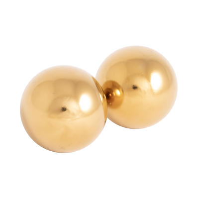 Qi-Gong Kugeln goldfarben 4 cm