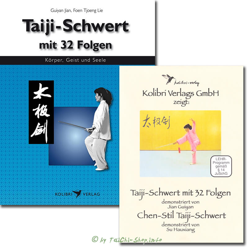 Taiji Schwert mit 32 Formen - Buch + DVD